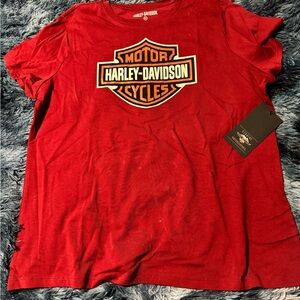 Harley-Davidson Bold Red Short Sleeve Tee